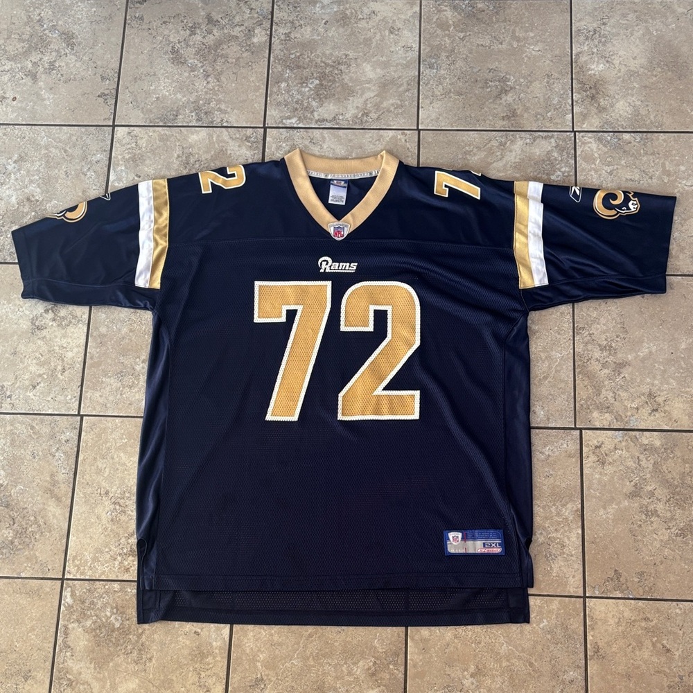 Vintage Reebok NFL St Louis Rams
Chris Long #72 Jersey Size 2XL
